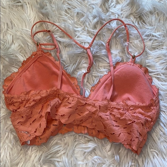 NWOT Aerie coral bralette - Picture 2 of 3